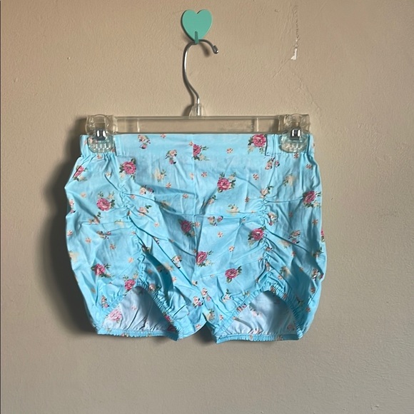 Floral Blue Kids Shorts (Bin L) - Picture 1 of 2